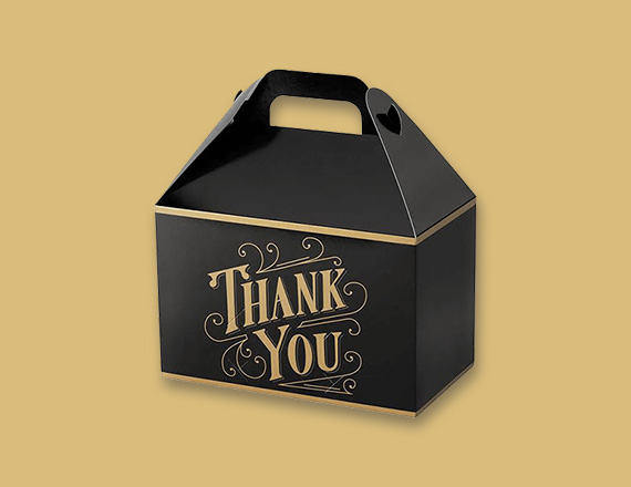 christmas black gable boxes