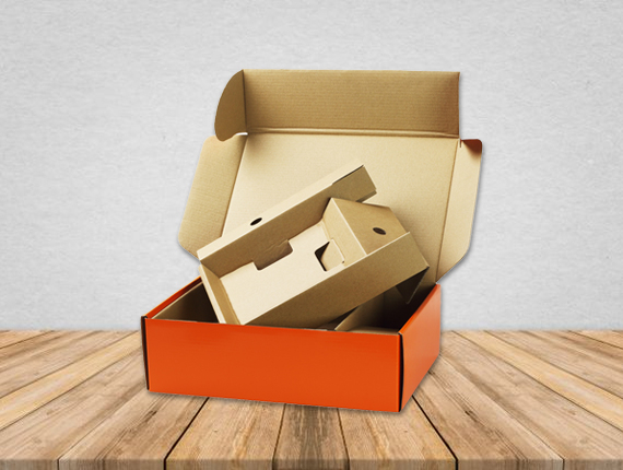 Cardboard packaging boxes