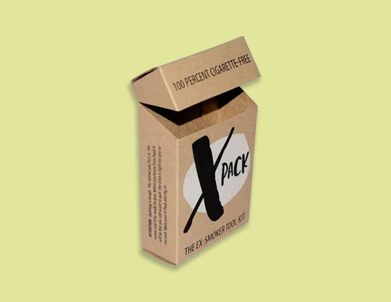 blank cardboard cigarette boxes