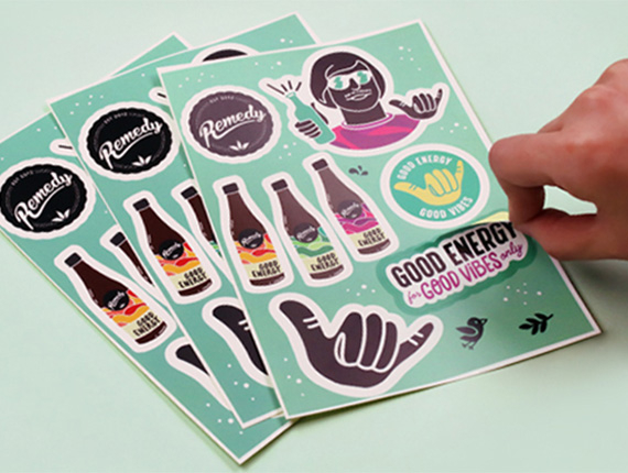 cheap custom paper stickers