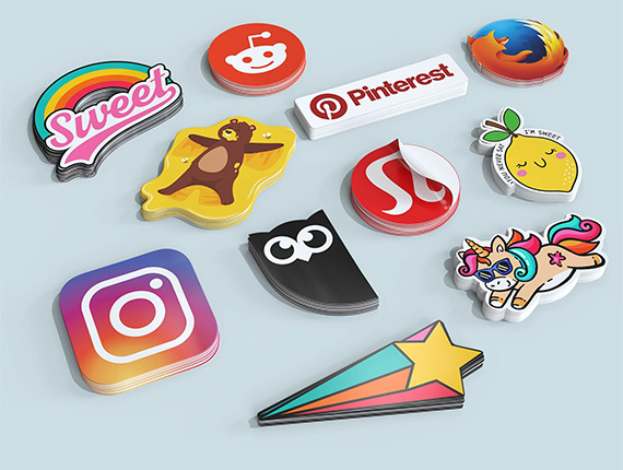 cheap die cut stickers