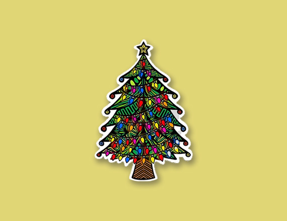 christmas stickers