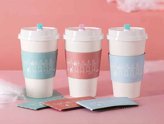 coffee cup sleeves custom