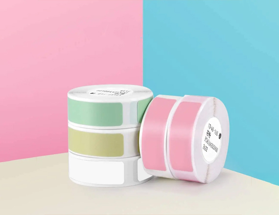 colorful strips labels