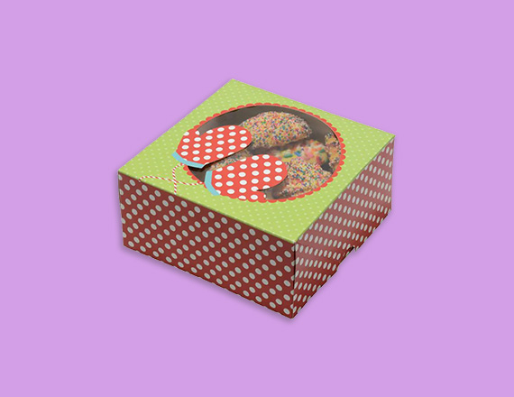 cookie boxes with window