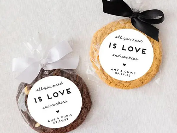 cookie label packaging