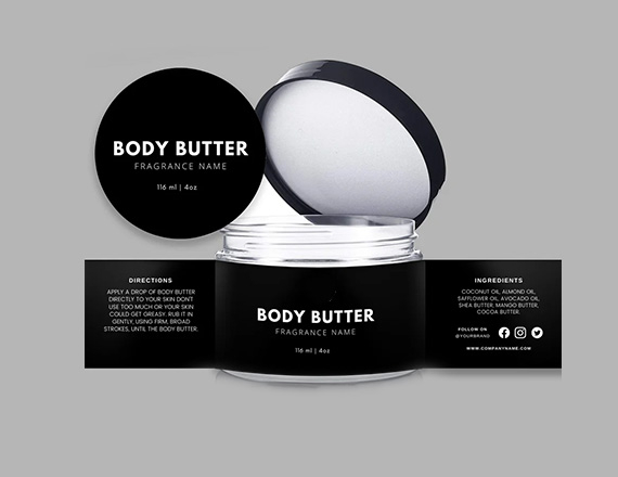 Body Butter Labels