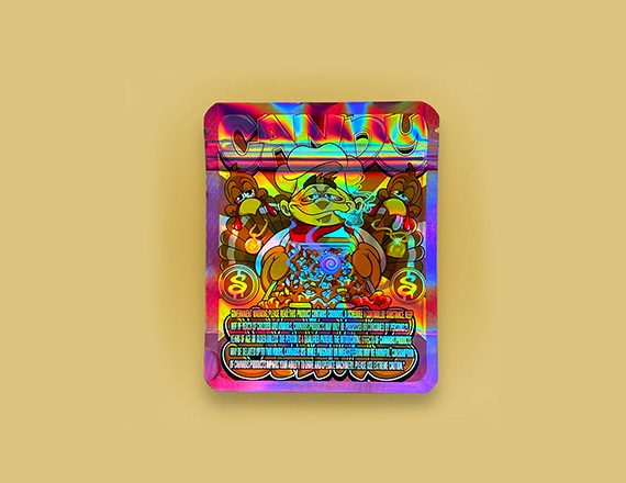 custom holographic mylar bags