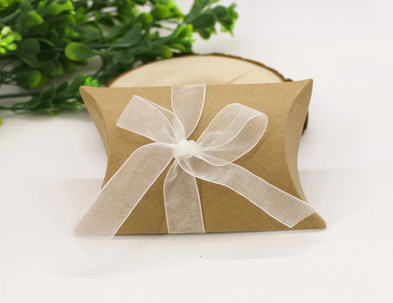 custom kraft pillow packaging