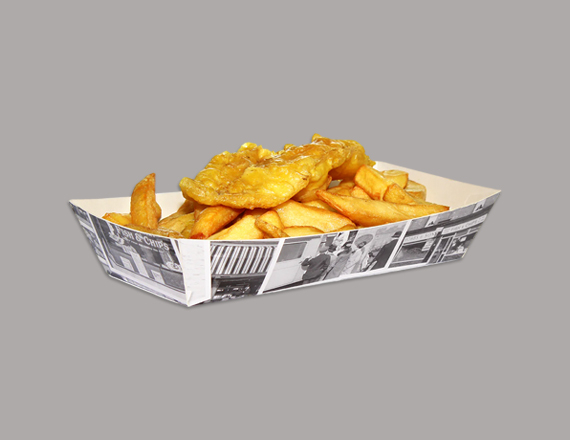 custom paper food trays