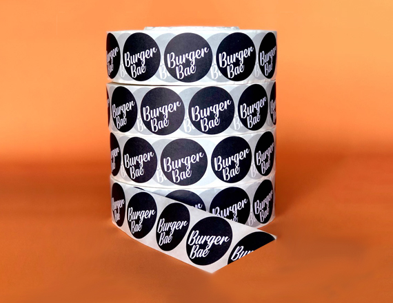custom printed color labels