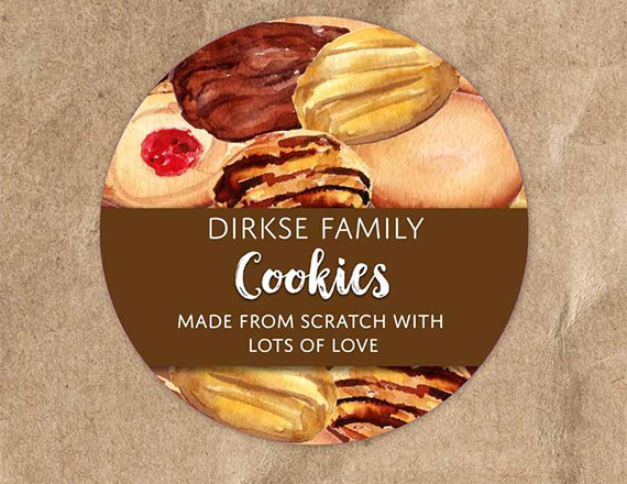 Cookie Labels Wholesale