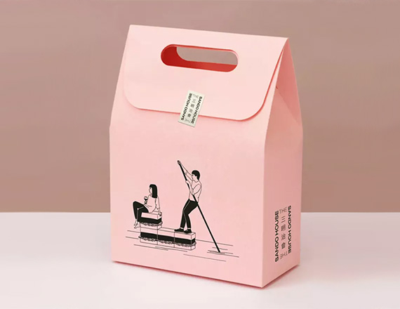 custom printed gable bags