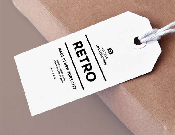 custom printed paper tags