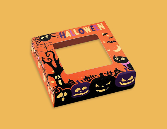 customized halloween window boxes