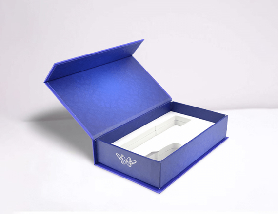 flip top box with magnetic closure