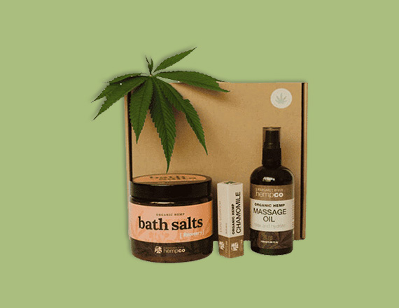 custom hemp gift boxes