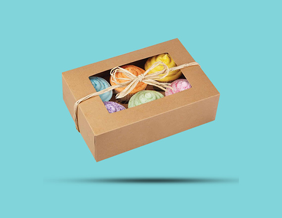 kraft cupcake boxes