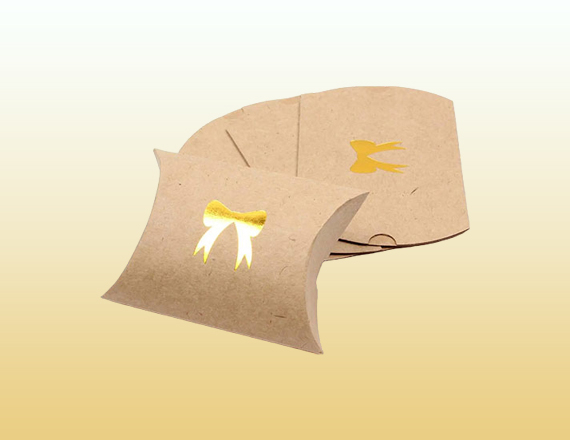 kraft pillow boxes wholesale
