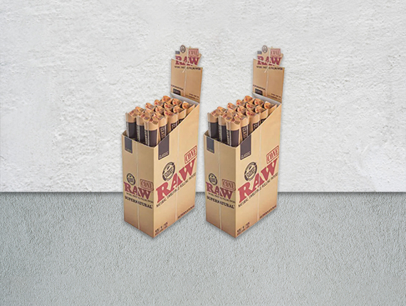 kraft pre roll display packaging