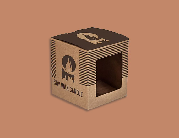 kraft window boxes for candle