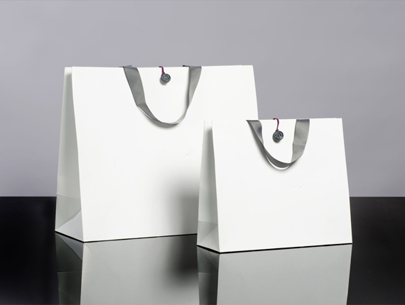 paper white bags