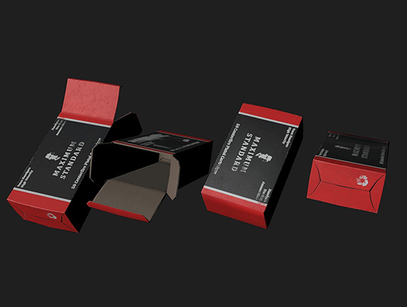 personalized ammo cardboard box