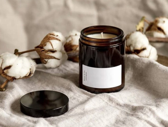 printed candle labels