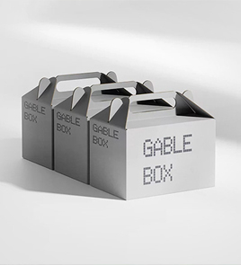 custom white gable boxes