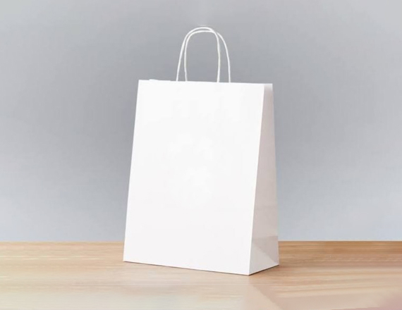 wholesale white paper bags