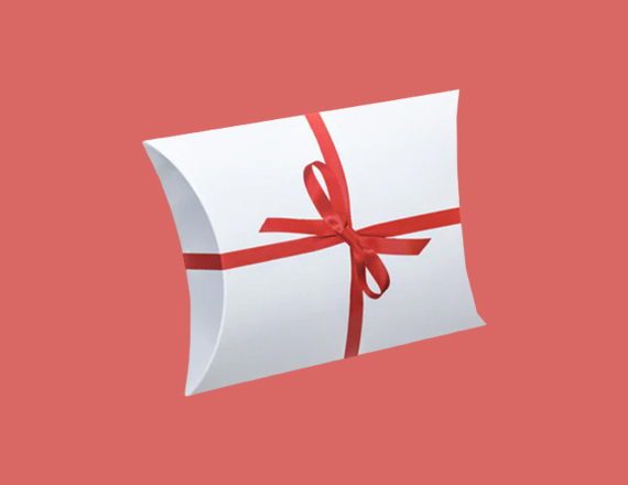 white pillow packaging boxes