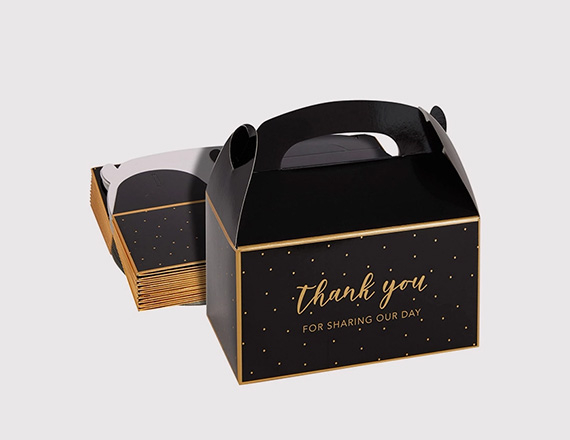 gift black gable boxes