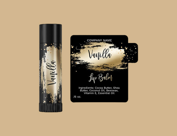 lip balm labels