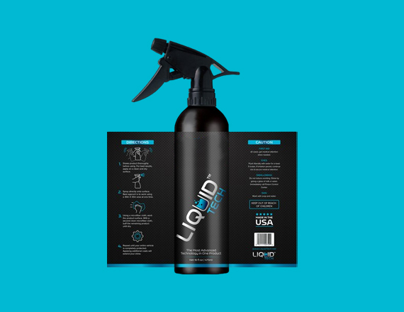spray bottle label