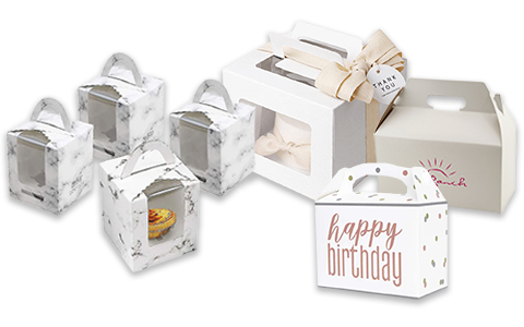 white gable boxes