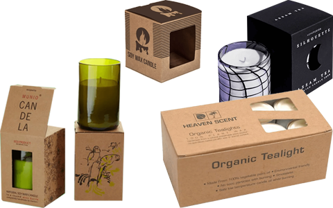 candle boxes with window