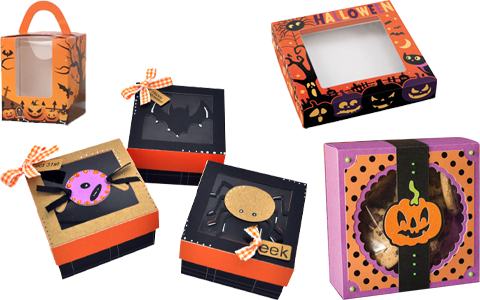 halloween window boxes