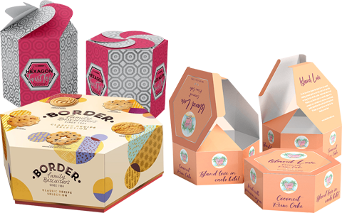hexagon boxes wholesale
