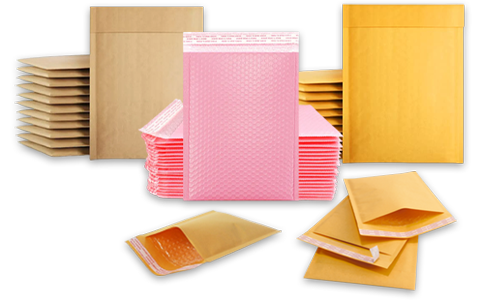 kraft bubble mailers