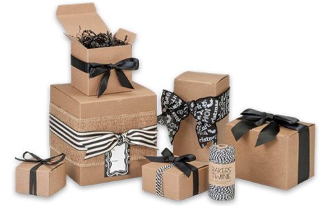 kraft gift boxes