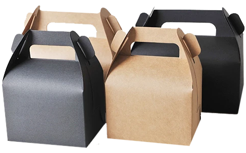 Kraft Paper Gable Boxes Wholesale