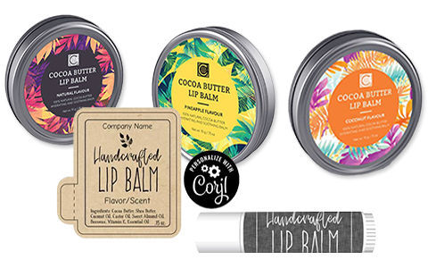 custom lip balm labels