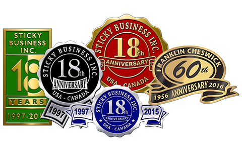 custom metallic labels