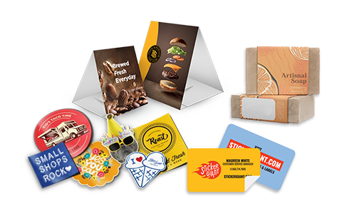stickers and labels